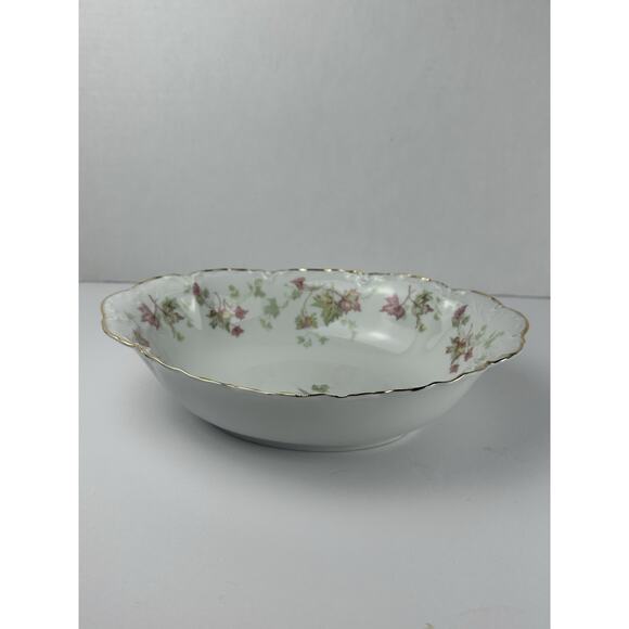 VTG Hutschenreuther Selb Bavaria Germany Maple Leaf Round Veg. 10” Oval Bowl - Picture 2 of 7